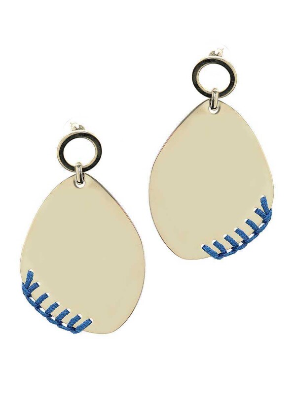 İp Detaylı Halkalı Küpe Standart Renk - 1