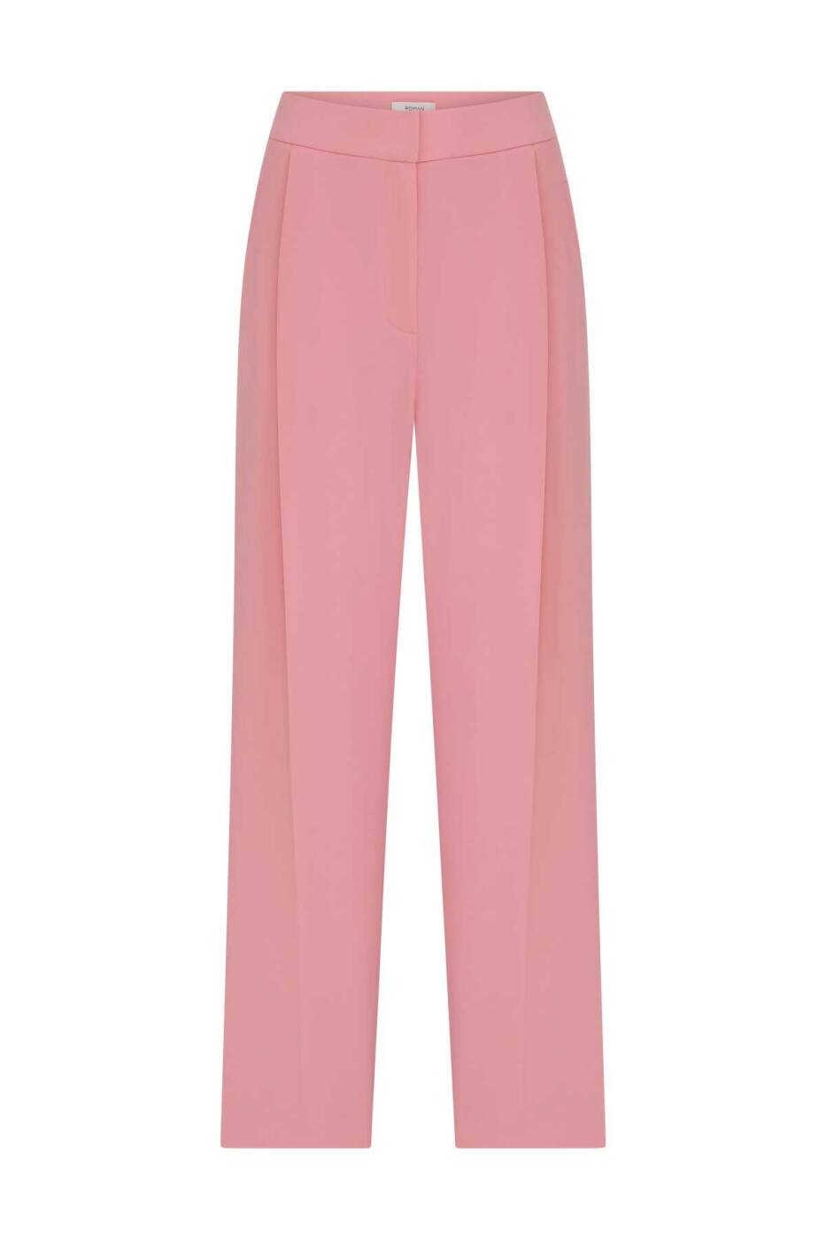  İpek Krep Havuç Kadın Pantolon Pembe - 3