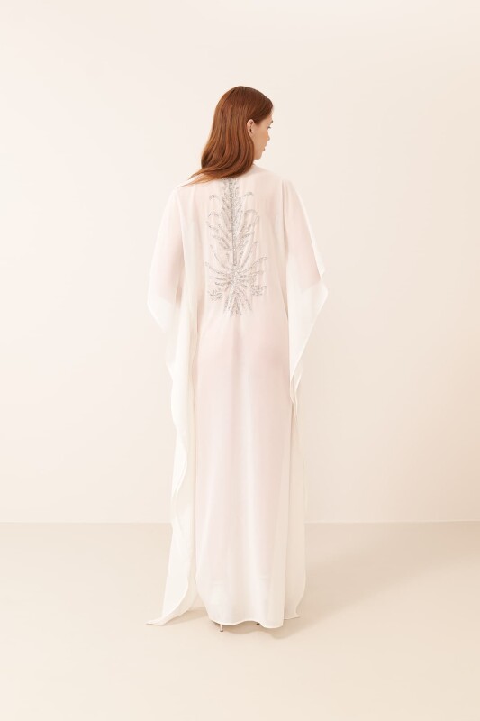 İşlemeli Maksi Boy Elbise Standart Renk - 2