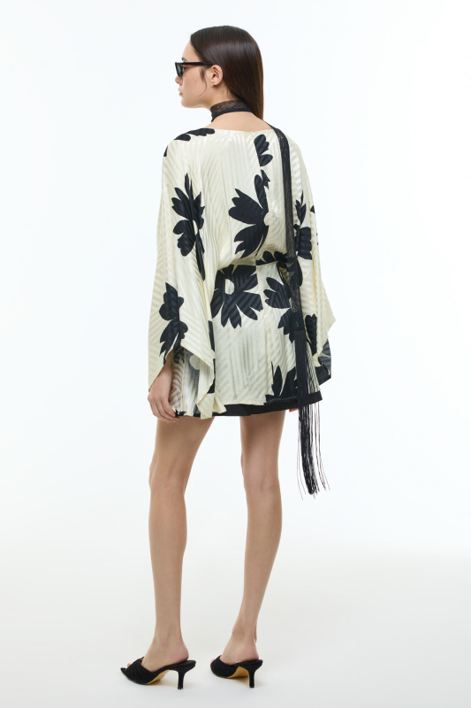 İspanyol Kol Saten Tunik Standart Renk - Roman (1)