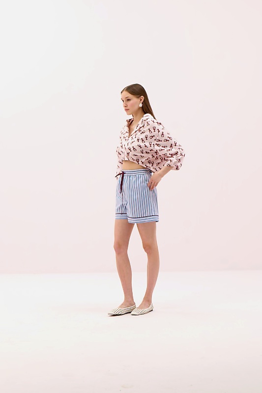 Istakoz Desenli Erkek Yaka Gömlek Standart Renk - 3