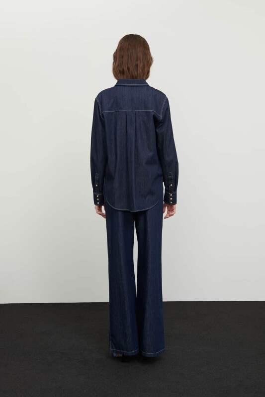 Denim Pocket Shirt Navy - Roman (1)