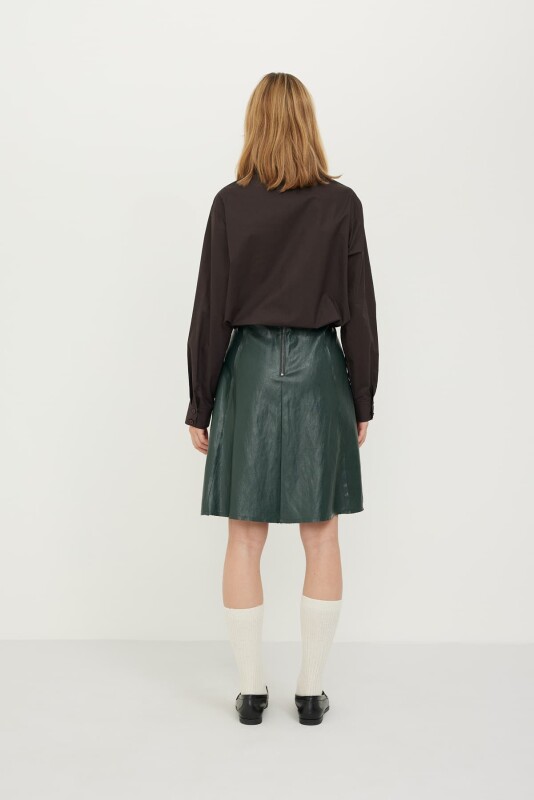 Long Sleeve Poplin Shirt Brown - Roman (1)