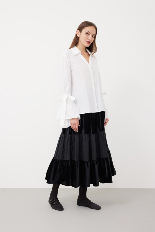 Taffeta Shirt White - 3