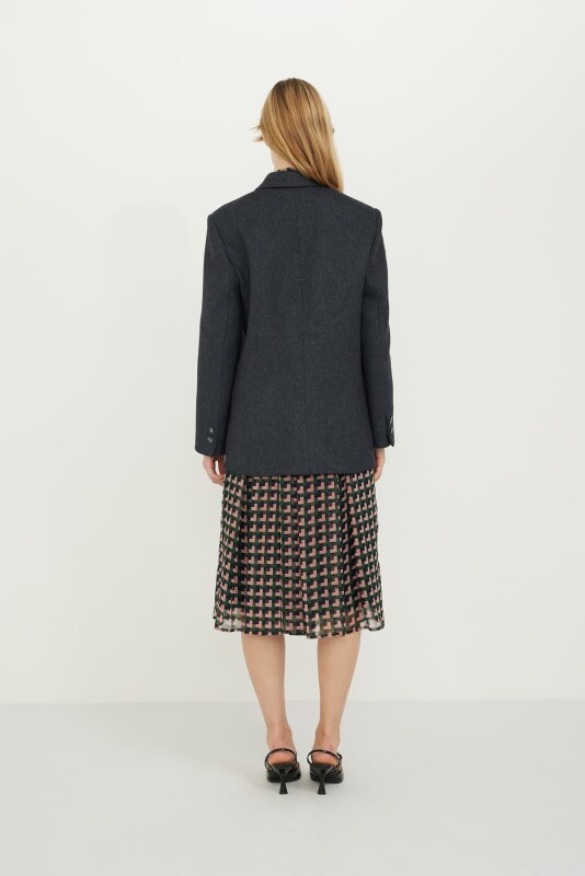 Double Breasted Jacket Grey - 2