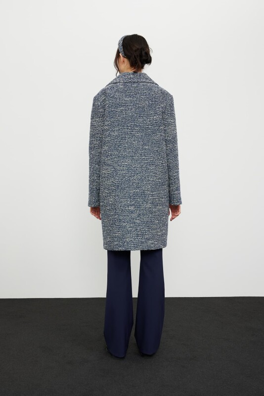 Erkek Yaka Düğmeli Kap Standart Renk - Roman (1)