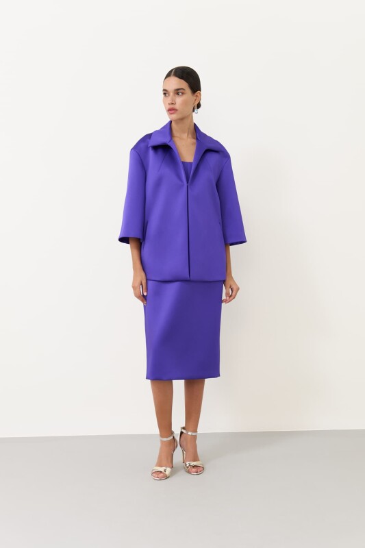 Satin Cap Purple - 3