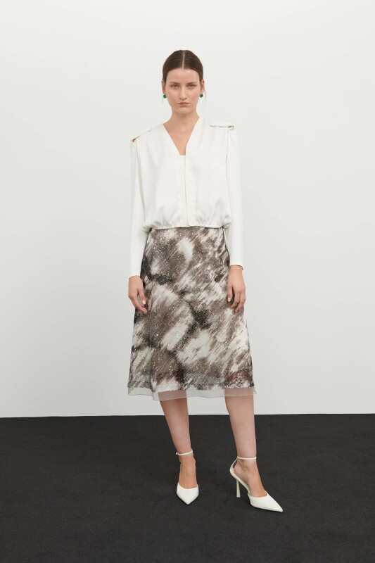 Krep Saten Mont Taş - 3