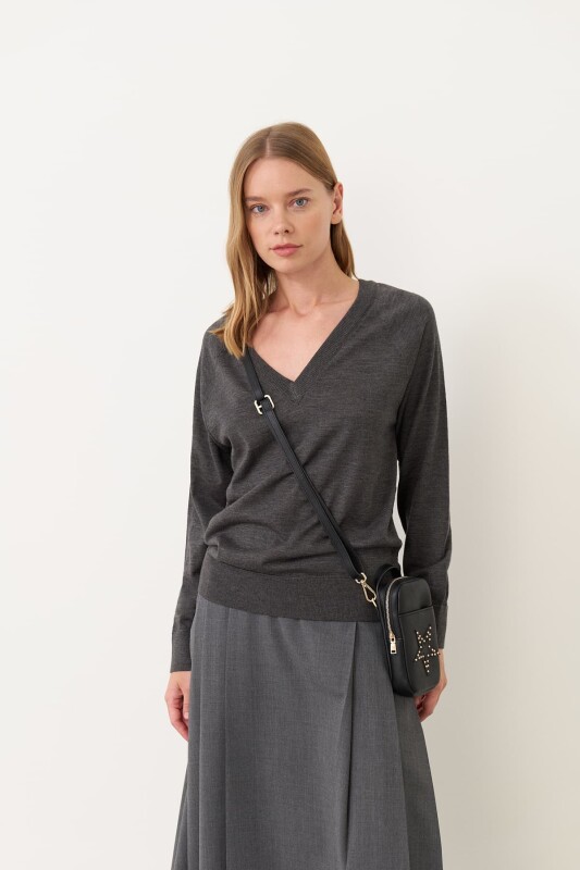 Mini Çanta Siyah - Roman (1)