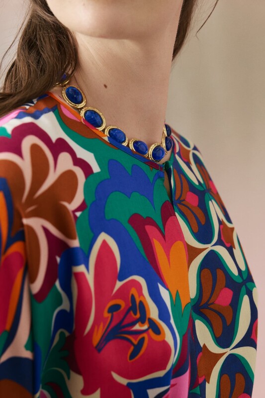 Taşlı Kolye Standart Renk - Roman (1)