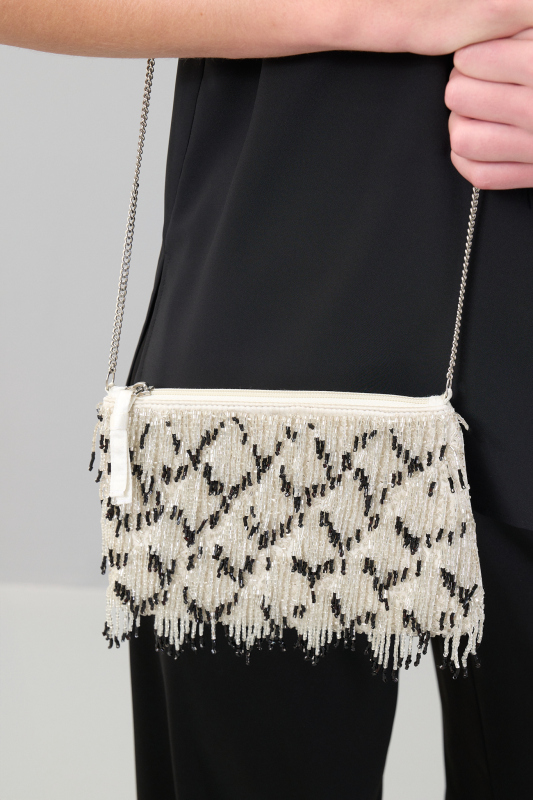 Boncuk İşlemeli Clutch Çanta Standart Renk - Roman (1)