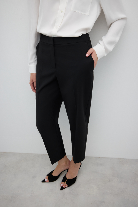 Düz Paça Pantolon Siyah - 3