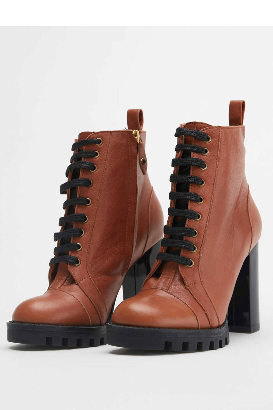 Womens Boots Tan - 1