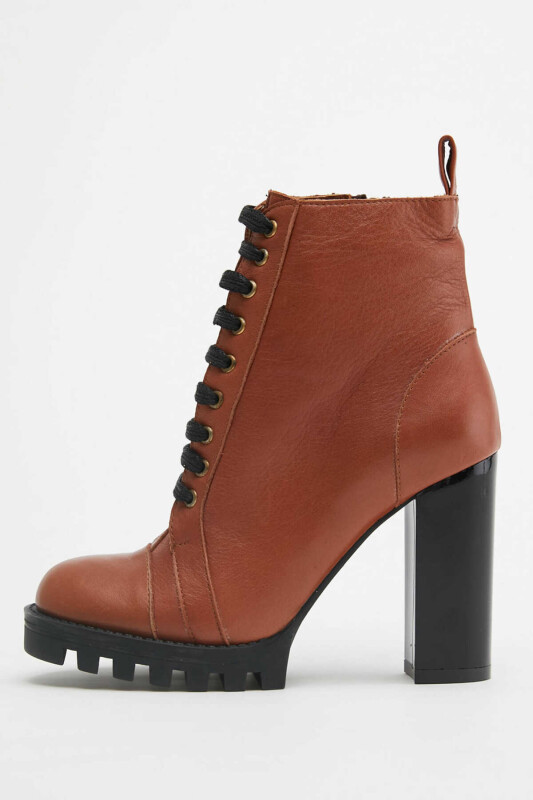 Womens Boots Tan - 3