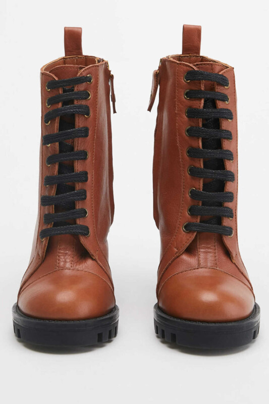 Womens Boots Tan - 4