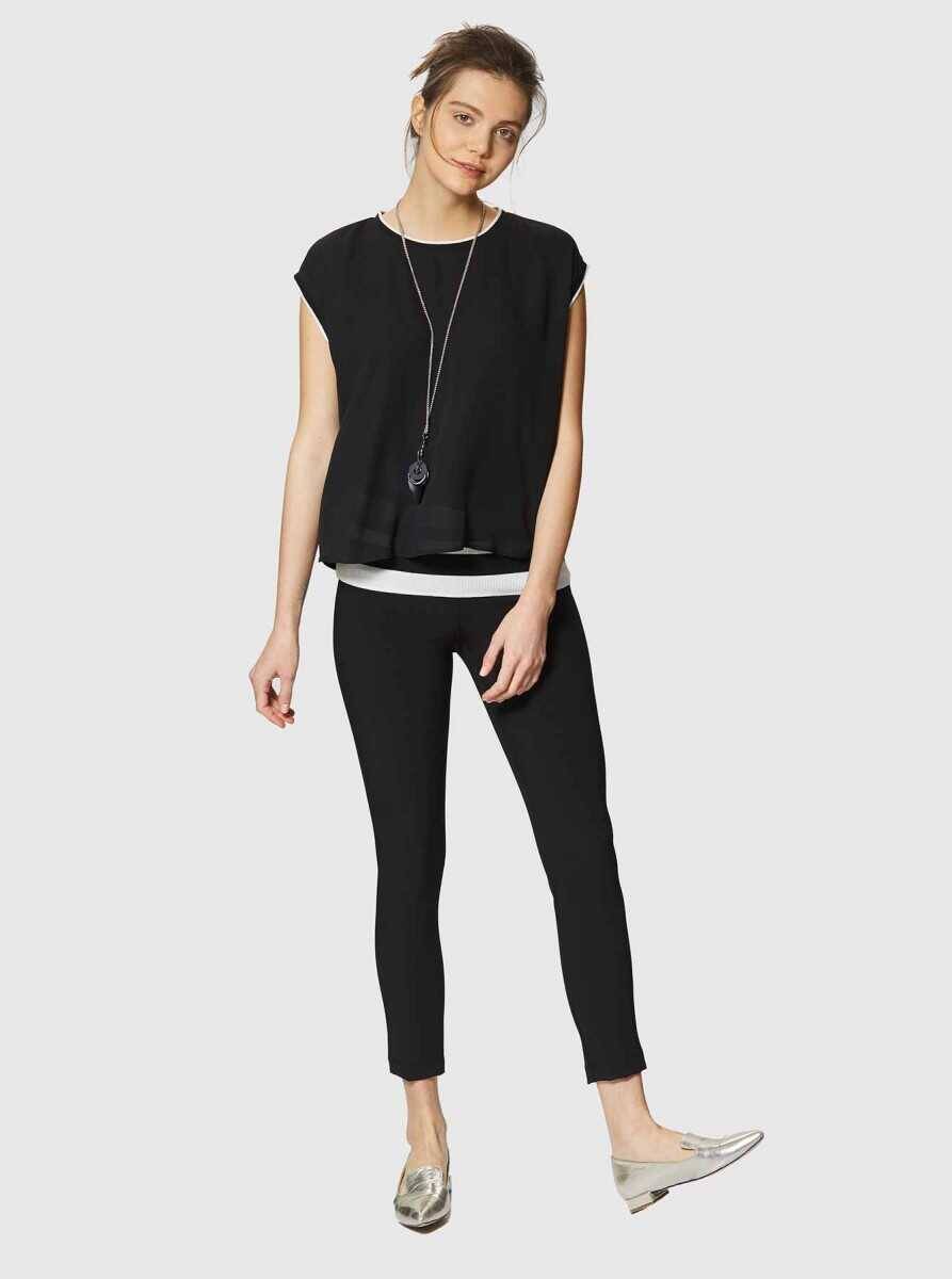 Women's Skin Tight Pants Black - 1