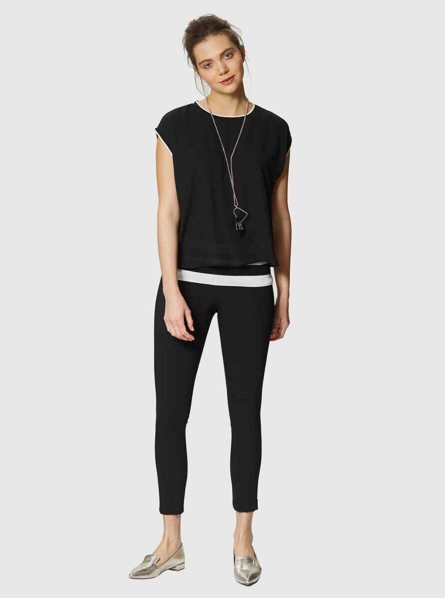 Women's Skin Tight Pants Black - 3