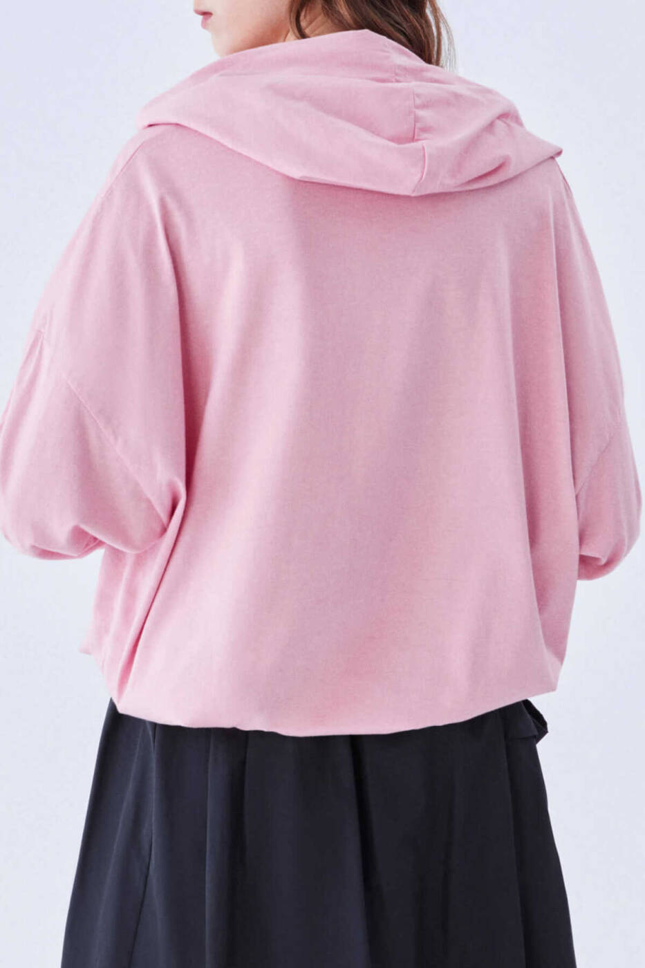 Kapüşonlu Kadın Sweatshirt Pembe - 2