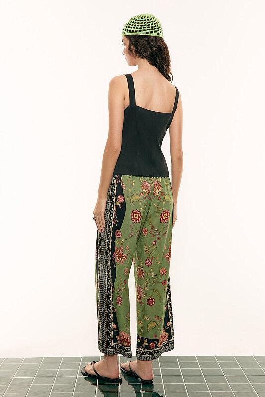 Kare Yaka Önden Düğmeli Fit Yelek Lacivert - 2