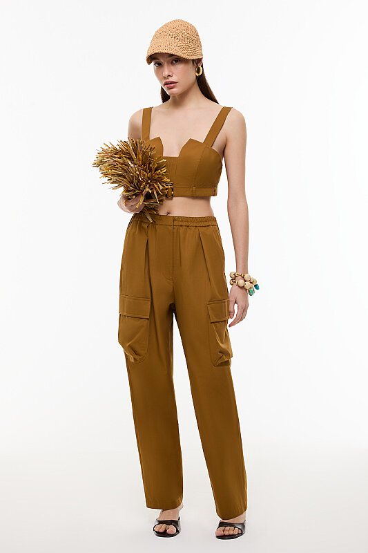 Kargo Cepli Pantolon Kahve - Roman