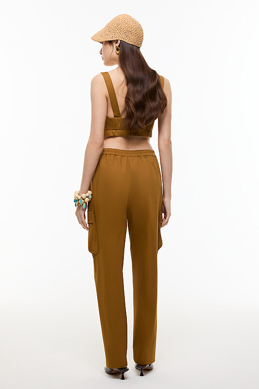 Kargo Cepli Pantolon Kahve - Roman (1)