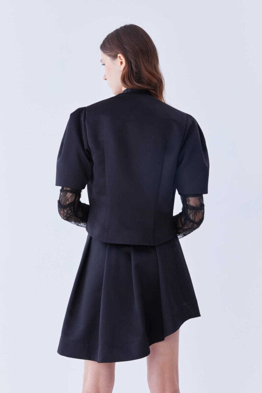  Karpuz Kollu Bolero Siyah - Roman (1)