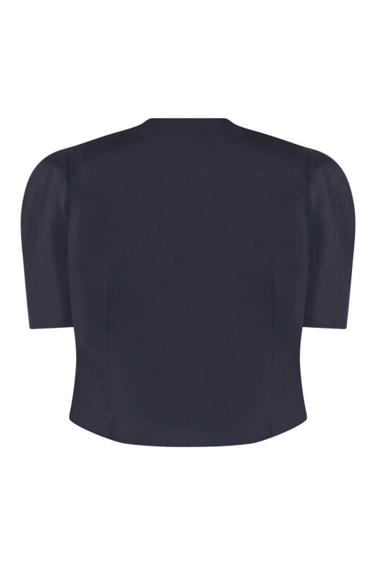  Karpuz Kollu Bolero Siyah - 5