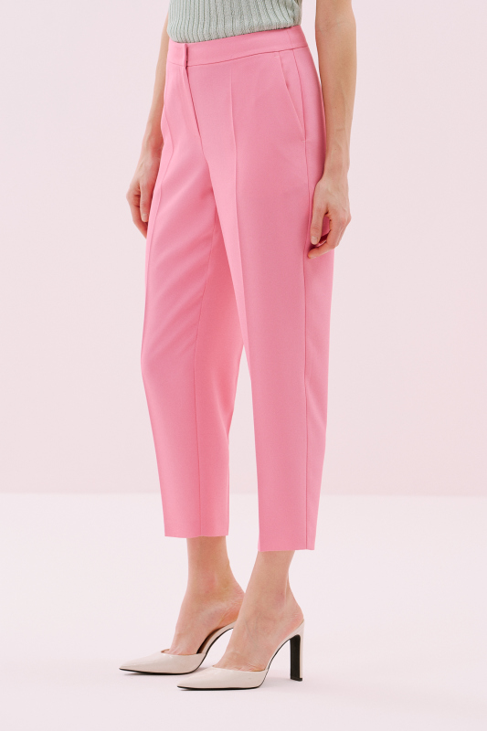 Krep Havuç Pantolon Pembe - 4