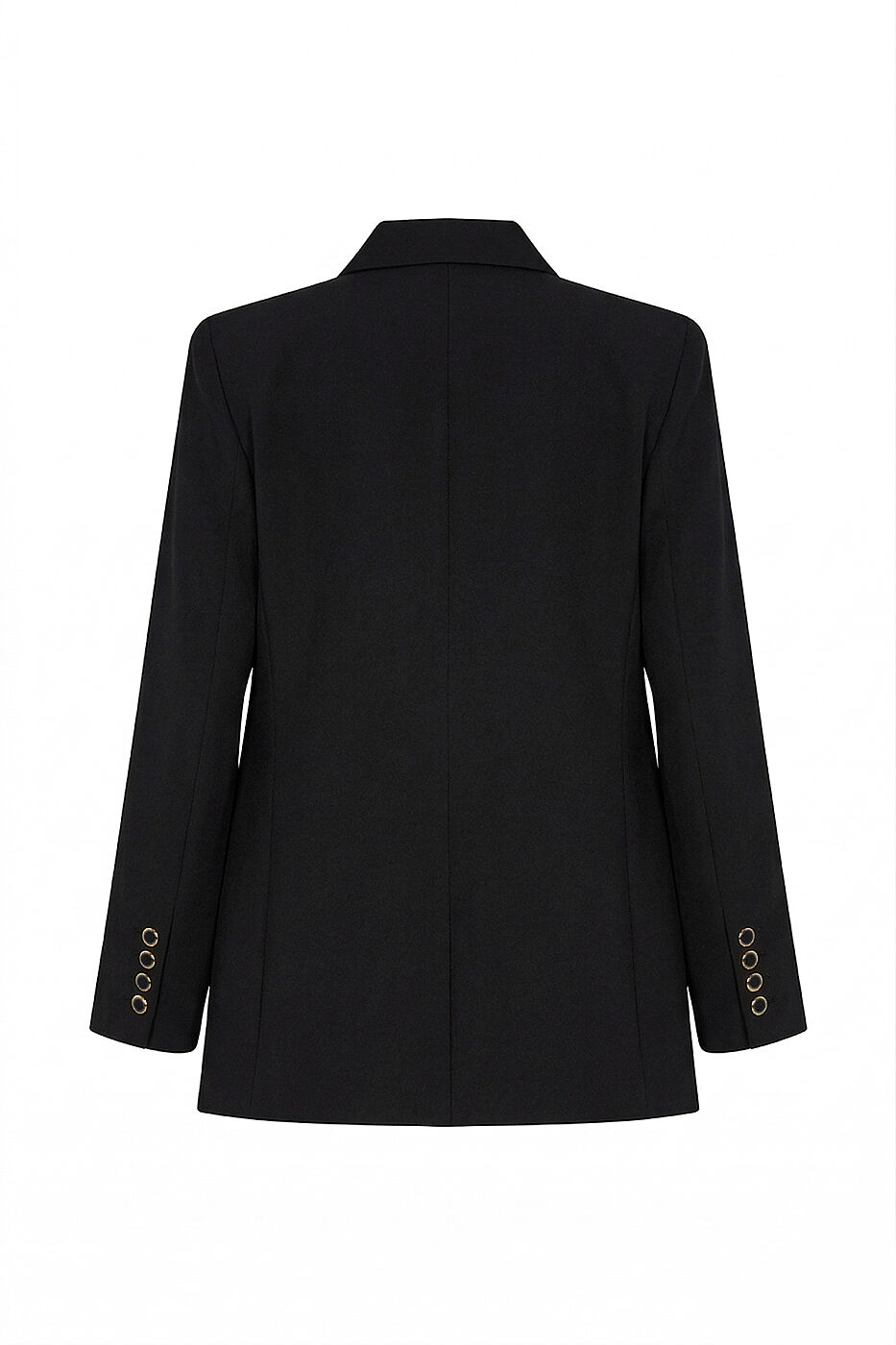 Kruvaze Blazer Ceket Siyah - 5