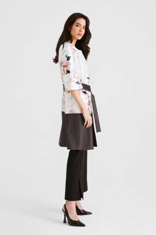 Çiçek Desenli Kap Standart Renk - 3