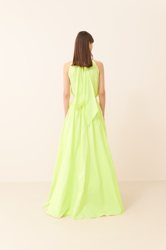 Maxi Length Taffeta Skirt Yellow - Roman (1)