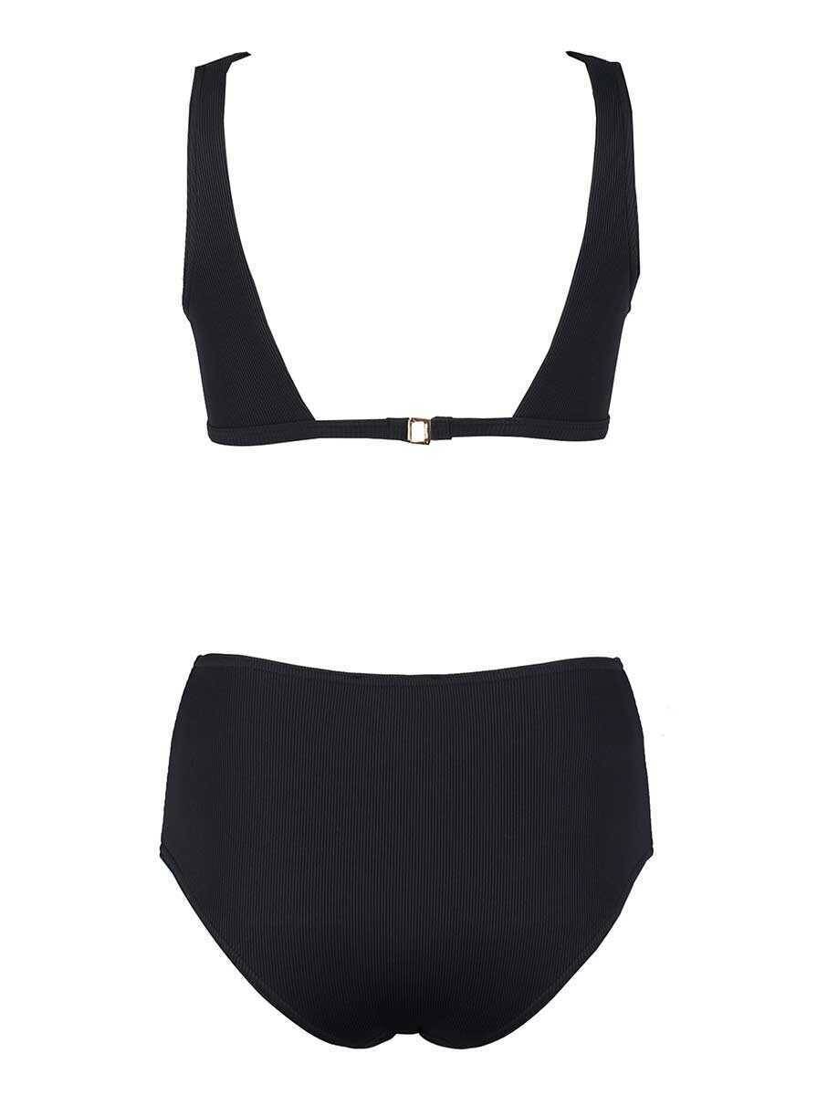 Metal Detaylı Bikini Siyah - 2