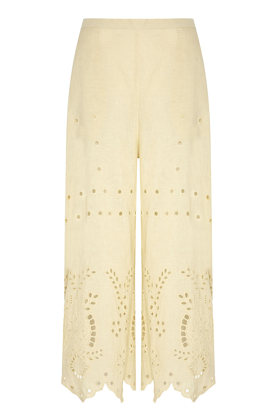 Nakış Detaylı Pantolon Naturel - 3