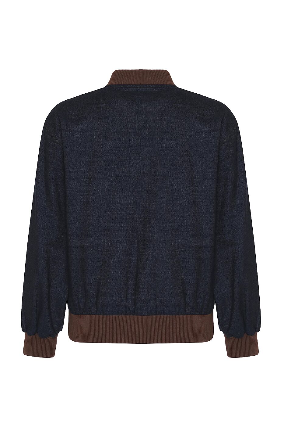Nakışlı Bomber Denim Ceket Lacivert - 5