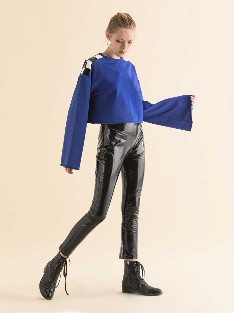  Omuz Detaylı  Sweatshirt Saks