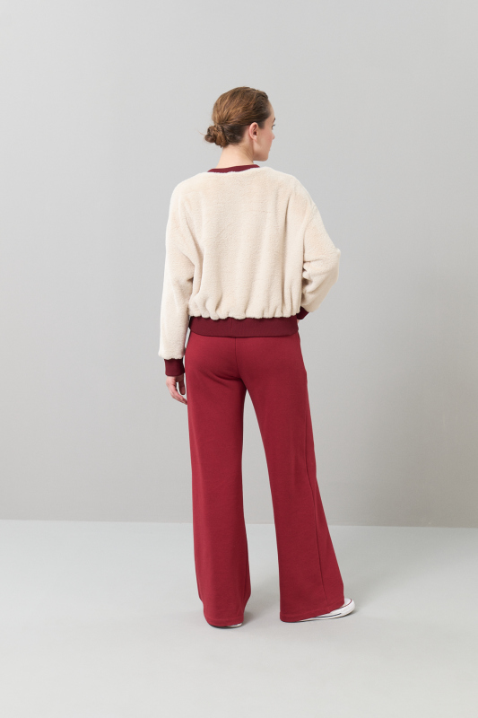 Örme Sweatshirt Bej - Roman (1)