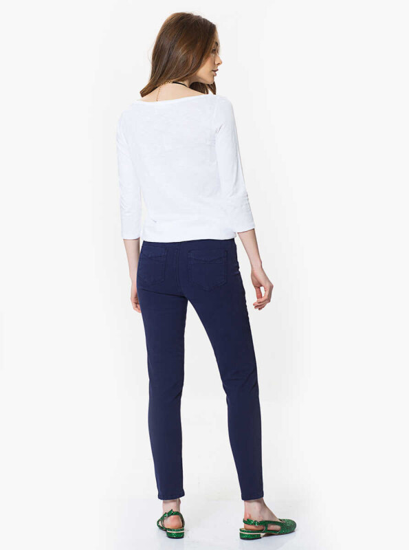 Pamuklu Pantolon Lacivert - 2