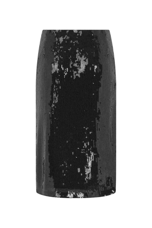  Payetli Etek Siyah - 4