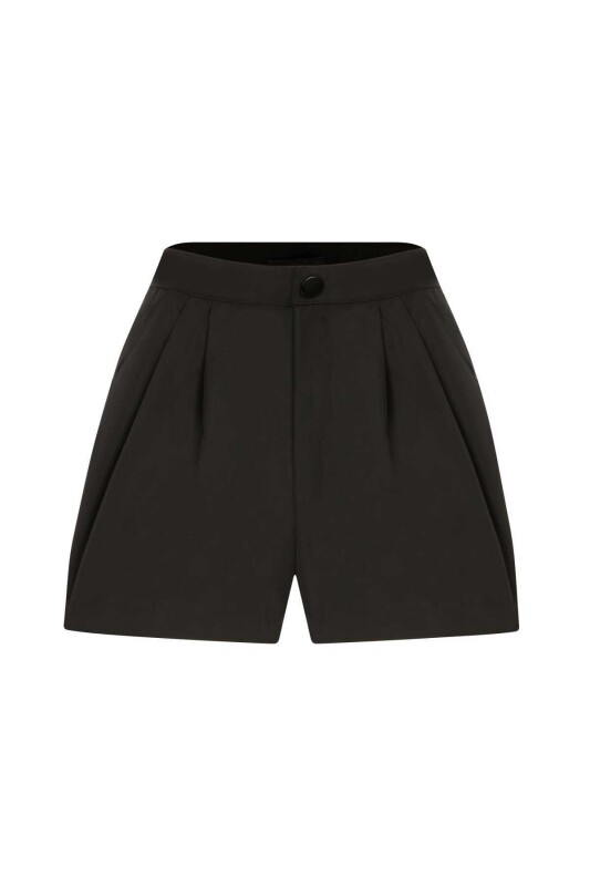  Pleated Shorts Black - 4