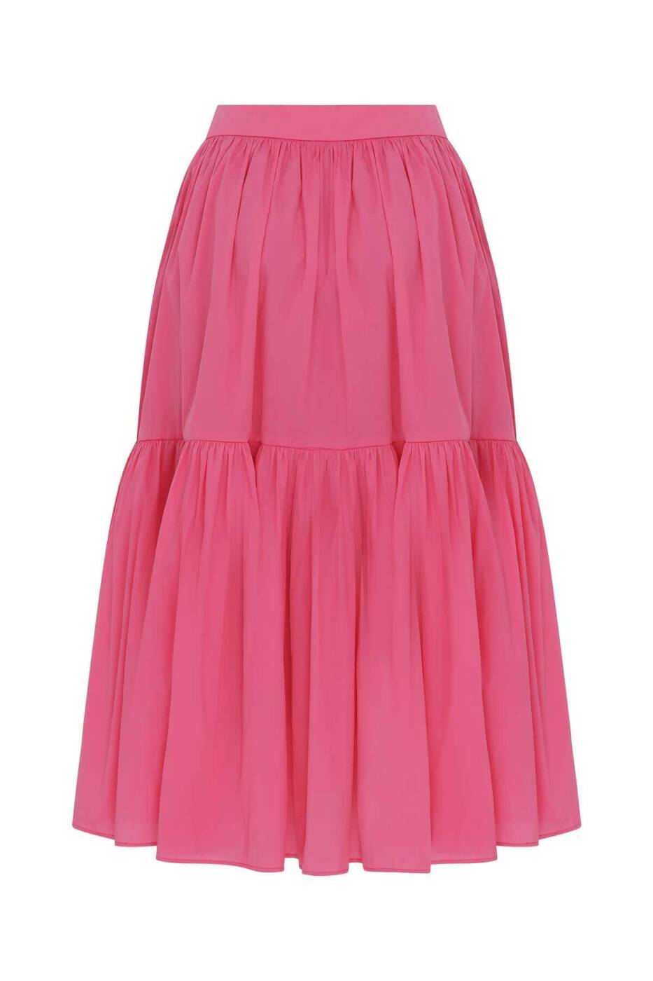 Pileli Uzun Etek Pembe - 5