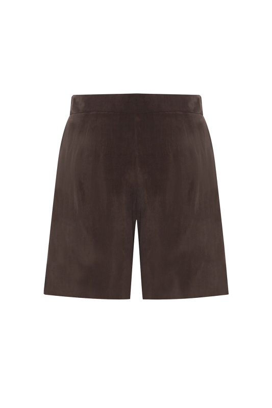 Pilili Şort Kahve - 4