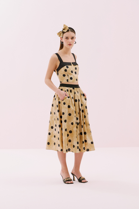 Puan Desenli Kalın Askılı Büstiyer Standart Renk - 3