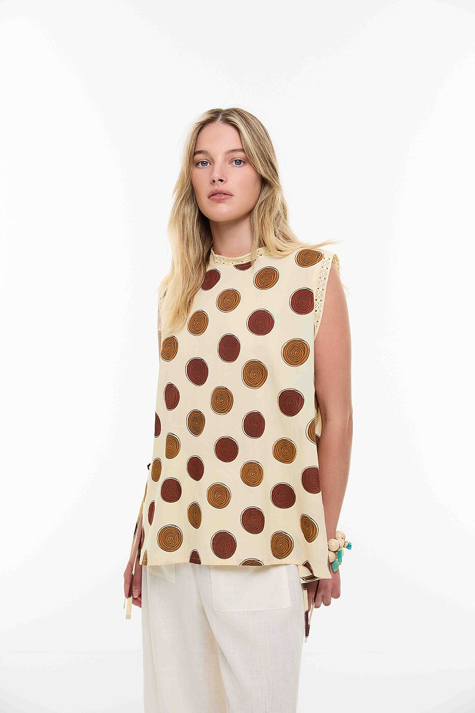 Puantiyeli Tunik Standart Renk - 3