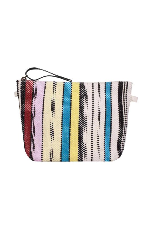 Renkli Fermuarlı Çanta Standart Renk - Roman (1)