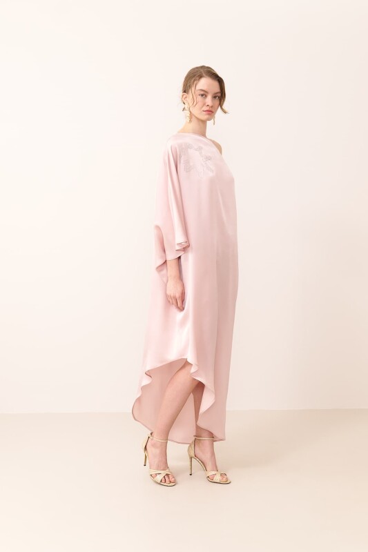 Saten Elbise Pudra - 3