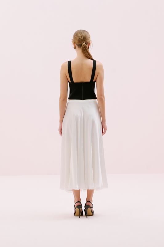 Şifon Detaylı Askılı Büstiyer Siyah - Roman (1)