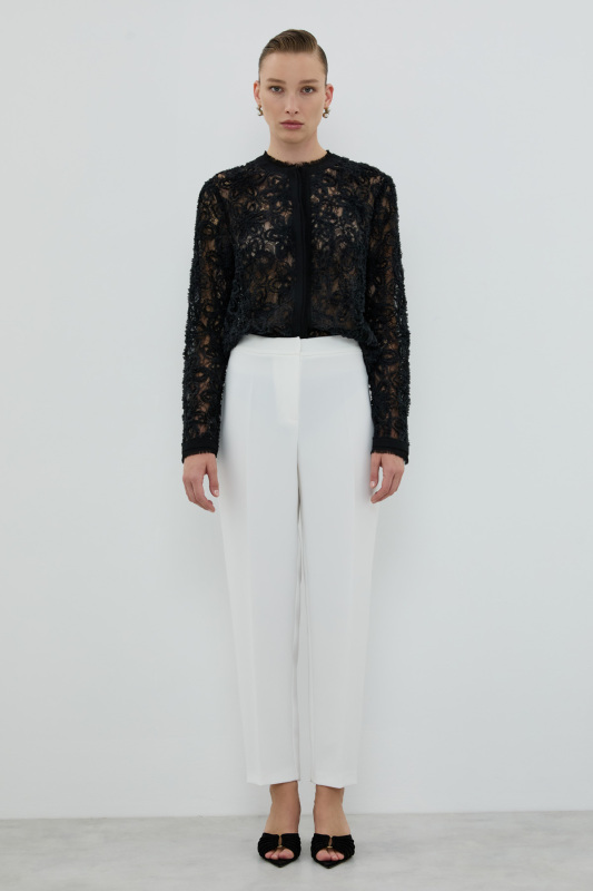 Sigaret Pantolon Beyaz - 3