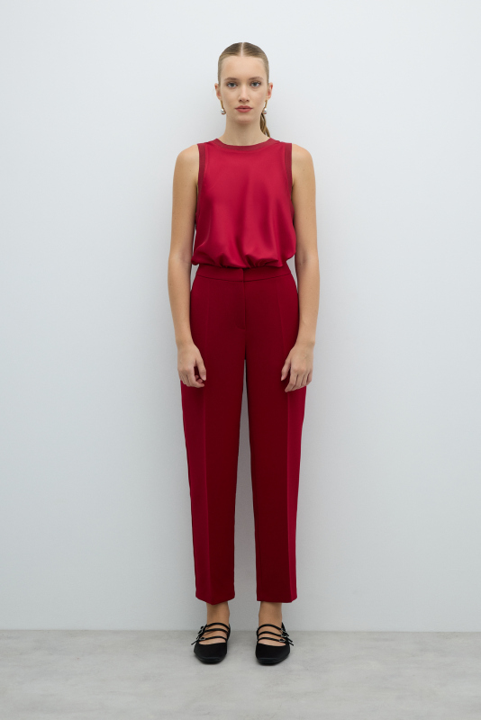 Sigaret Pantolon Bordo - 1