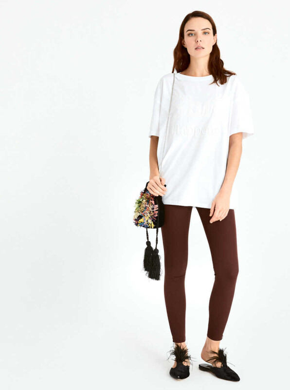  Skinny Kadın Pantolon Bordo - 4