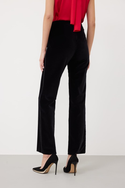  Smokin Kadın Pantolon Siyah - Roman (1)